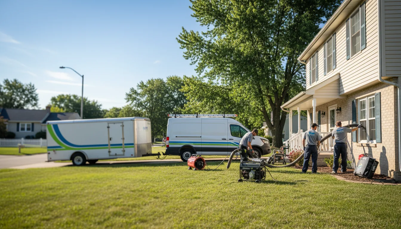 Flooded Basement Restoration And Cleanup With Repair in Swartz Creek, MI near me